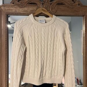 Bonpoint cable knit sweater